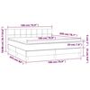 vidaXL &Kappa;&rho;&epsilon;&beta;ά&tau;&iota; Boxspring &mu;&epsilon; &Sigma;&tau;&rho;ώ&mu;&alpha; &Sigma;&kappa;&omicron;ύ&rho;&omicron; &Mu;&pi;&lambda;&epsilon; 180x200 &epsilon;&kappa;. &Beta;&epsilon;&lambda;&omicron;ύ&delta;&iota;&nu;&omicron;