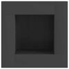 vidaXL Φωτιά Μαύρο 60 x 60 x 30 cm Κρύα έλαση από χάλυβα