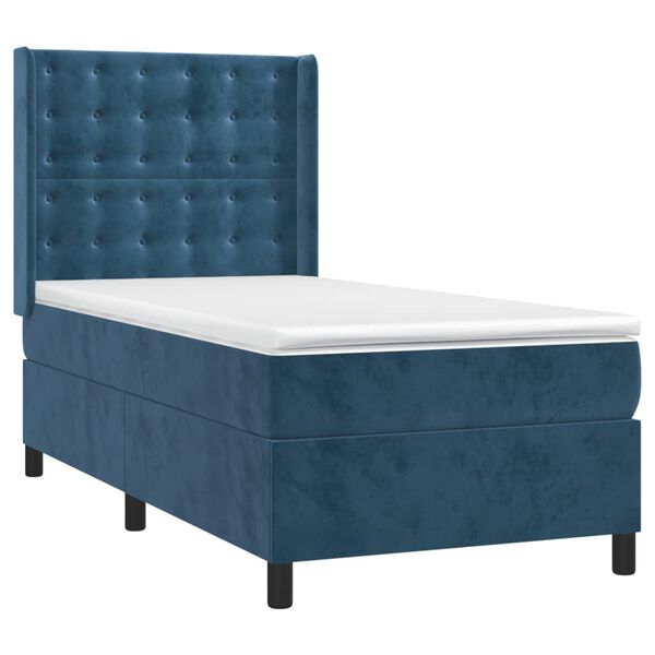 vidaXL &Kappa;&rho;&epsilon;&beta;ά&tau;&iota; Boxspring &mu;&epsilon; &Sigma;&tau;&rho;ώ&mu;&alpha; &Sigma;&kappa;&omicron;ύ&rho;&omicron; &Mu;&pi;&lambda;&epsilon; 90x200 &epsilon;&kappa;. &Beta;&epsilon;&lambda;&omicron;ύ&delta;&iota;&nu;&omicron;
