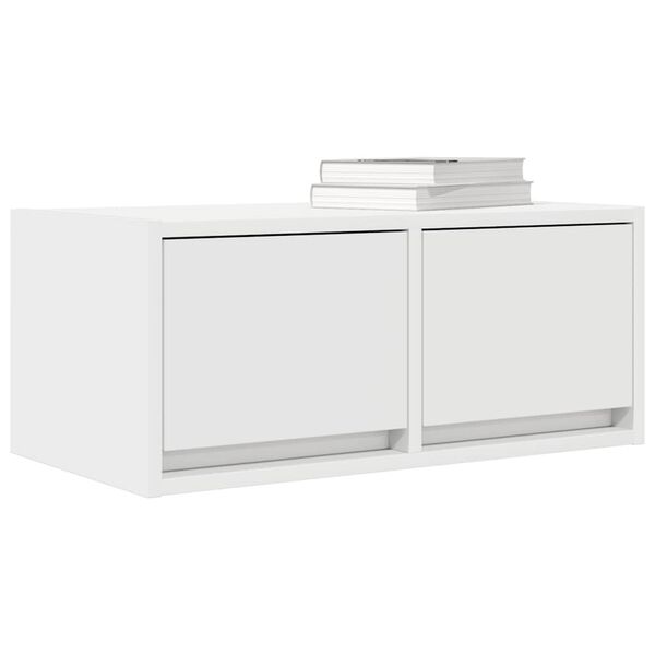 vidaXL Έπιπλο Τηλεόρασης Λευκό 60x31x25,5 εκ. Επεξεργασμένο Ξύλο