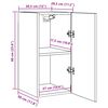 vidaXL Έπιπλο Τηλεόρασης Καπν. Δρυς 30,5 x 30 x 60 εκ. Επεξεργ. Ξύλο
