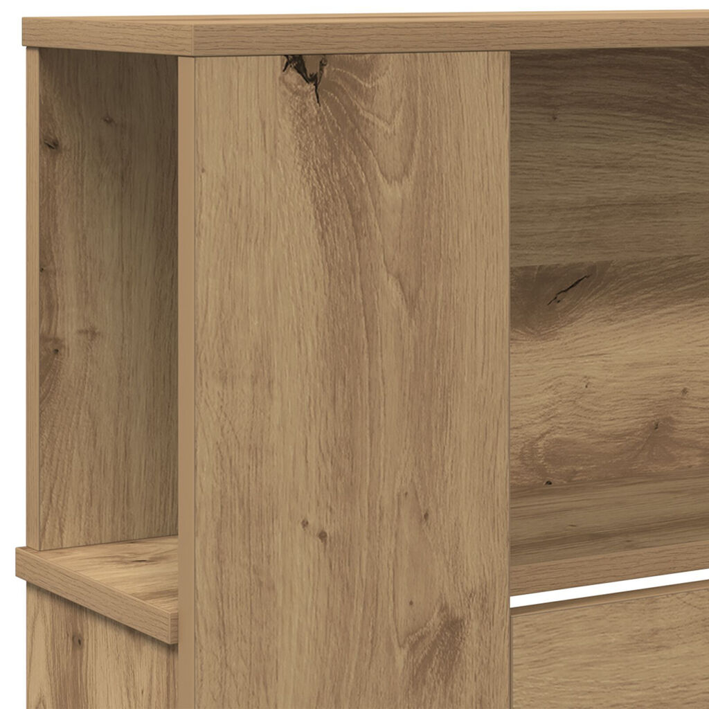 vidaXL Κεφαλάρι Ντουλάπι Τεχνολογίας Δρυς 220x18,5x104,5 εκ.