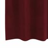 vidaXL Κουρτίνες με κουρτίνες 2 pcs Μπορντό 140 x 140 cm Βελούδο