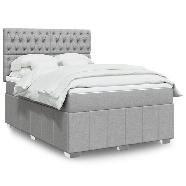 vidaXL &Kappa;&rho;&epsilon;&beta;ά&tau;&iota; Boxspring &mu;&epsilon; &Sigma;&tau;&rho;ώ&mu;&alpha; &Alpha;&nu;. &Pi;&rho;ά&sigma;&iota;&nu;&omicron; 160x200&epsilon;&kappa; &Upsilon;&phi;&alpha;&sigma;&mu;ά&tau;&iota;&nu;&omicron;