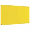 vidaXL Πίσω Πάνελ Κουζίνας 2 pcs Κίτρινο 110 x 60 cm σκληρυμένο γυαλί