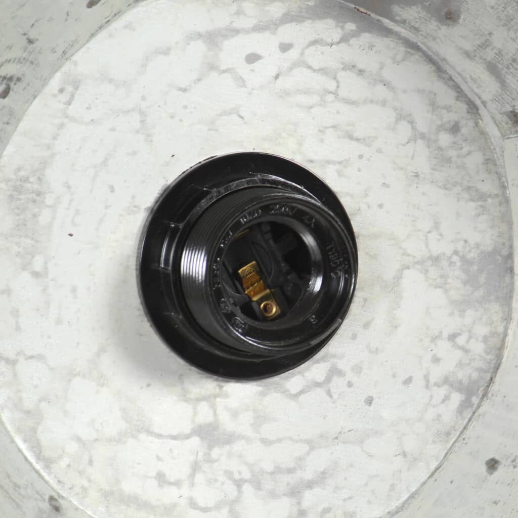 vidaXL Φωτιστικό Industrial Κρεμαστό 25 W Ασημί 109 εκ. Ε27
