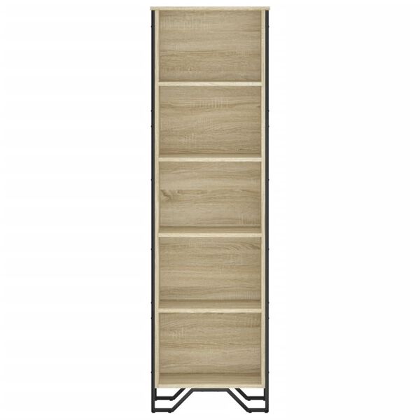 vidaXL Βιβλιοθήκη Sonoma Δρυς 50x31x169 εκ. από Επεξεργασμένο Ξύλο