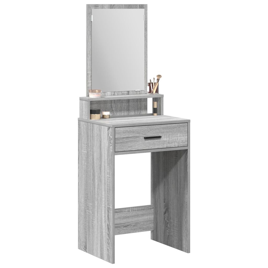 vidaXL Τουαλέτα με Συρτάρια Γκρι Σονομά 50x41x140 εκ.