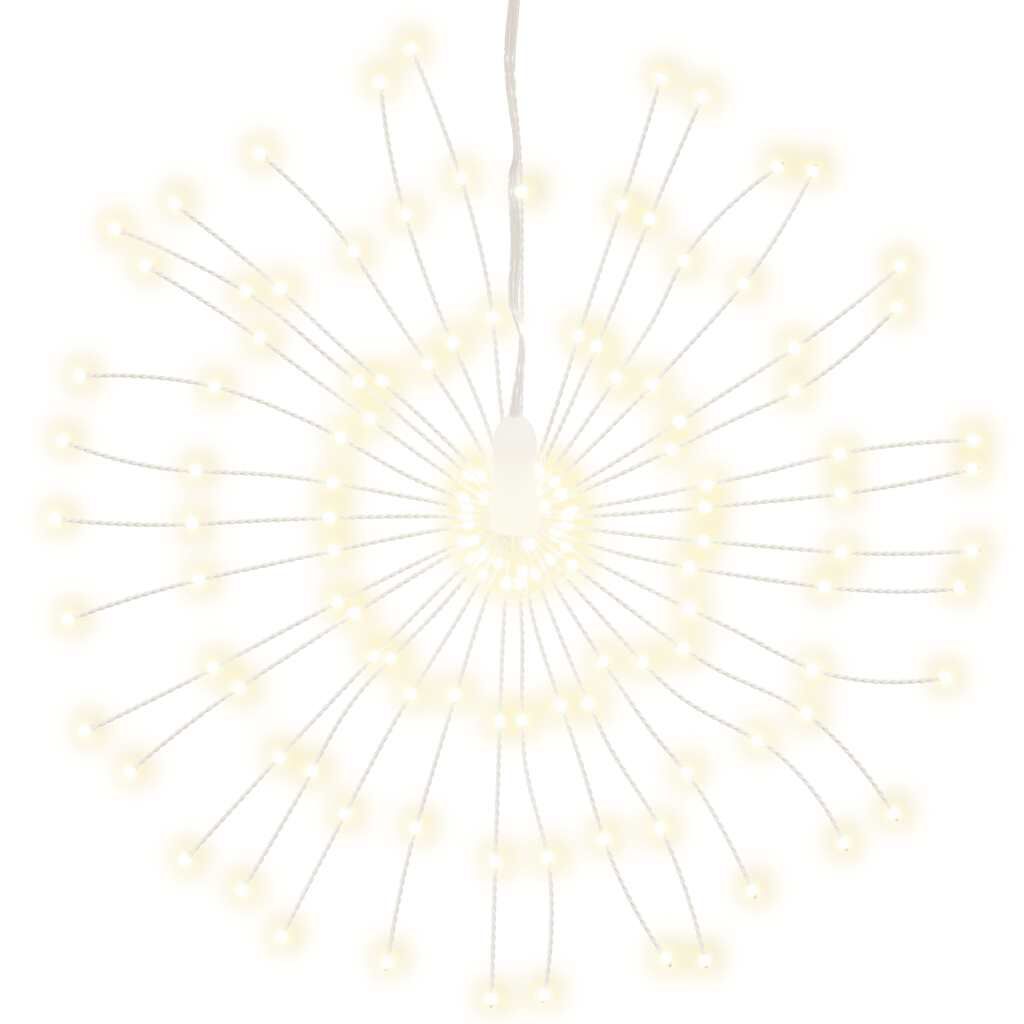 vidaXL Φωτάκια Χριστουγεννιάτικα 140 LED Θερμό Λευκό 17 εκ.