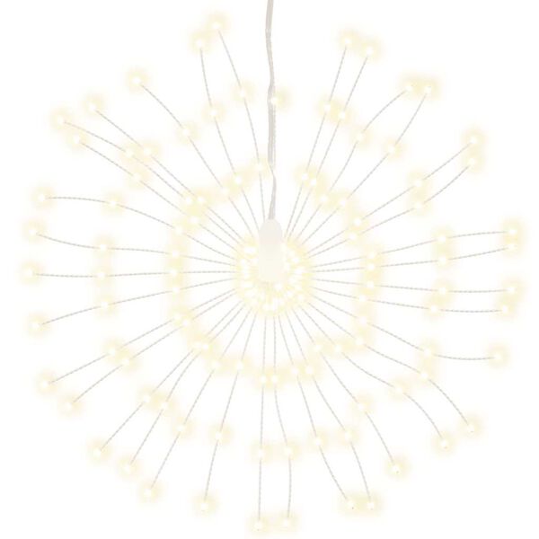vidaXL Φωτάκια Χριστουγεννιάτικα 140 LED Θερμό Λευκό 17 εκ.