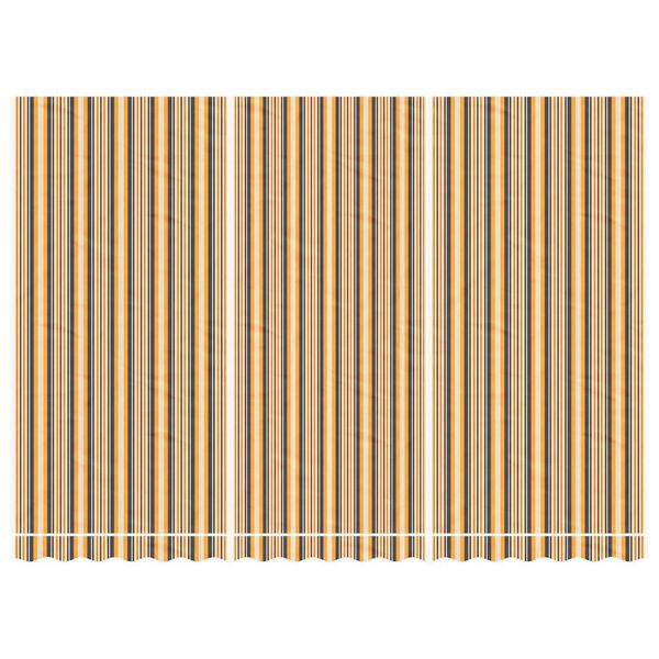 vidaXL Τεντόπανο Ανταλλακτικό Ριγέ Πολύχρωμο 4,5x3 μ.