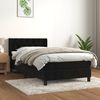 vidaXL &Kappa;&rho;&epsilon;&beta;ά&tau;&iota; Boxspring &mu;&epsilon; &Sigma;&tau;&rho;ώ&mu;&alpha; &Mu;&alpha;ύ&rho;&omicron; 80 x 200 &epsilon;&kappa;. &Beta;&epsilon;&lambda;&omicron;ύ&delta;&iota;&nu;&omicron;