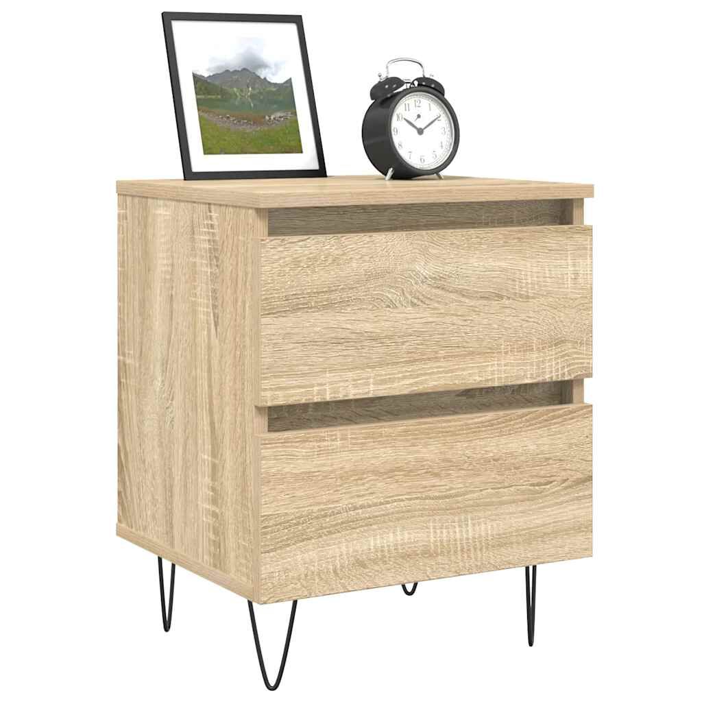 vidaXL Κομοδίνο Sonoma Δρυς 40x35x50 εκ. από Επεξεργασμένο Ξύλο