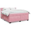vidaXL &Kappa;&rho;&epsilon;&beta;ά&tau;&iota; Boxspring &mu;&epsilon; &Sigma;&tau;&rho;ώ&mu;&alpha; &Rho;&omicron;&zeta; 180x200 &epsilon;&kappa;. &Beta;&epsilon;&lambda;&omicron;ύ&delta;&iota;&nu;&omicron;