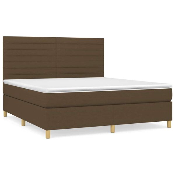 vidaXL &Kappa;&rho;&epsilon;&beta;ά&tau;&iota; Boxspring &mu;&epsilon; &Sigma;&tau;&rho;ώ&mu;&alpha; &Sigma;&kappa;&omicron;ύ&rho;&omicron; &Kappa;&alpha;&phi;έ 180x200 &epsilon;&kappa; &Upsilon;&phi;&alpha;&sigma;&mu;ά&tau;&iota;&nu;&omicron;