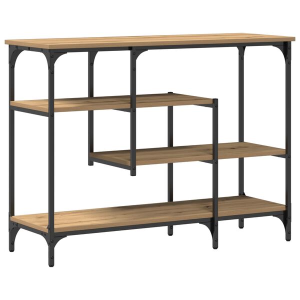 vidaXL Κονσόλα Artisan Oak 100x35x75 εκ Επεξεργασμένου Ξύλου & Χάλυβα