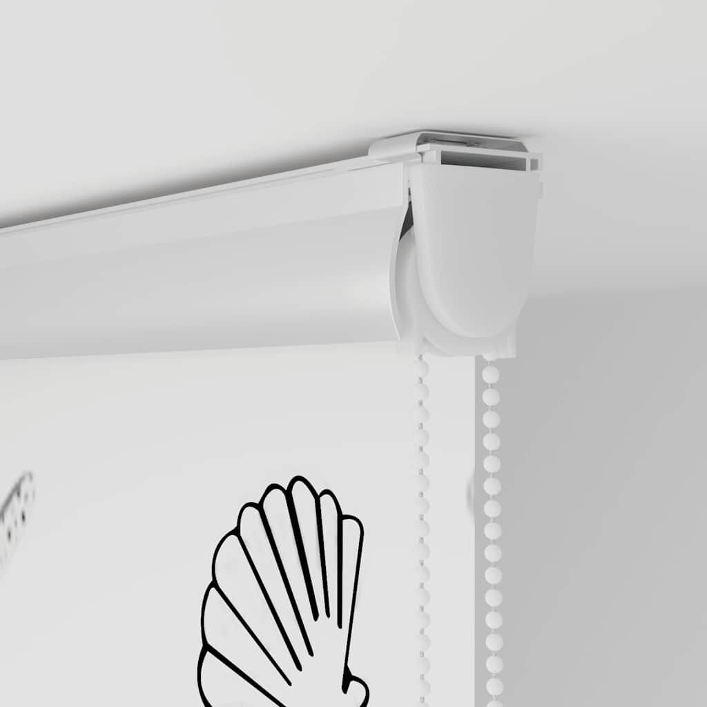 vidaXL Κουρτίνα Μπάνιου Ρολό κασέτα 130x240εκ. Πλάτος υφάσματος 126εκ.