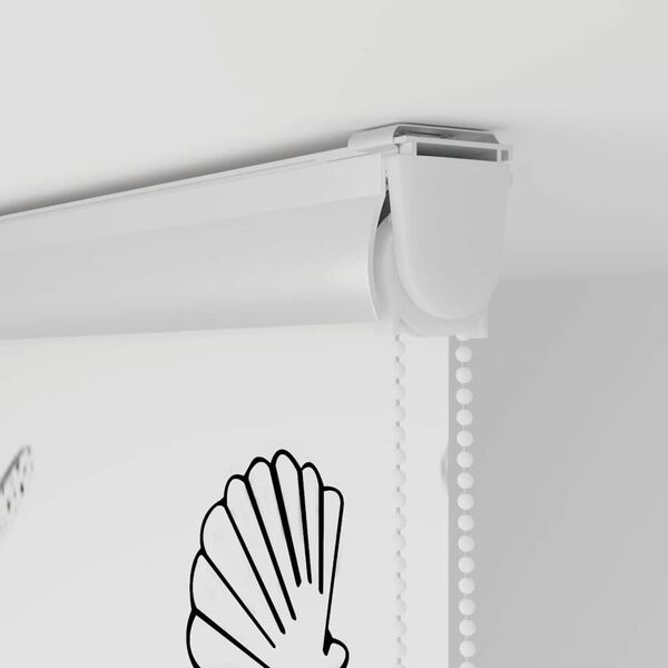 vidaXL Κουρτίνα Μπάνιου Ρολό κασέτα 130x240εκ. Πλάτος υφάσματος 126εκ.
