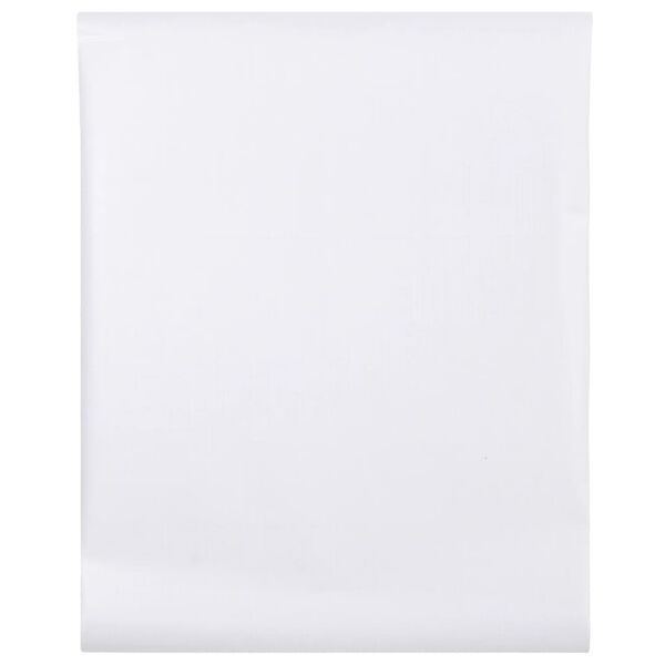 vidaXL Μεμβράνη Παραθύρου Ματ Λευκό 45x500 εκ. PVC