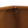 vidaXL Φωτιά Καφέ 50 x 50 x 40 cm Ατσάλι σκληρυθέν στον αέρα
