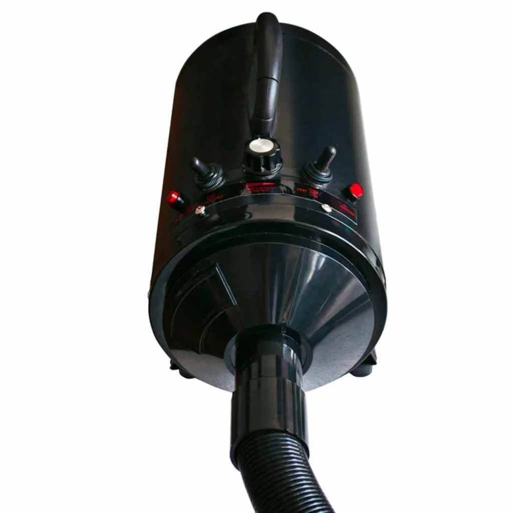 vidaXL Πιστολάκι Σκύλων με 3 Ακροφύσια Μαύρο 2400 W