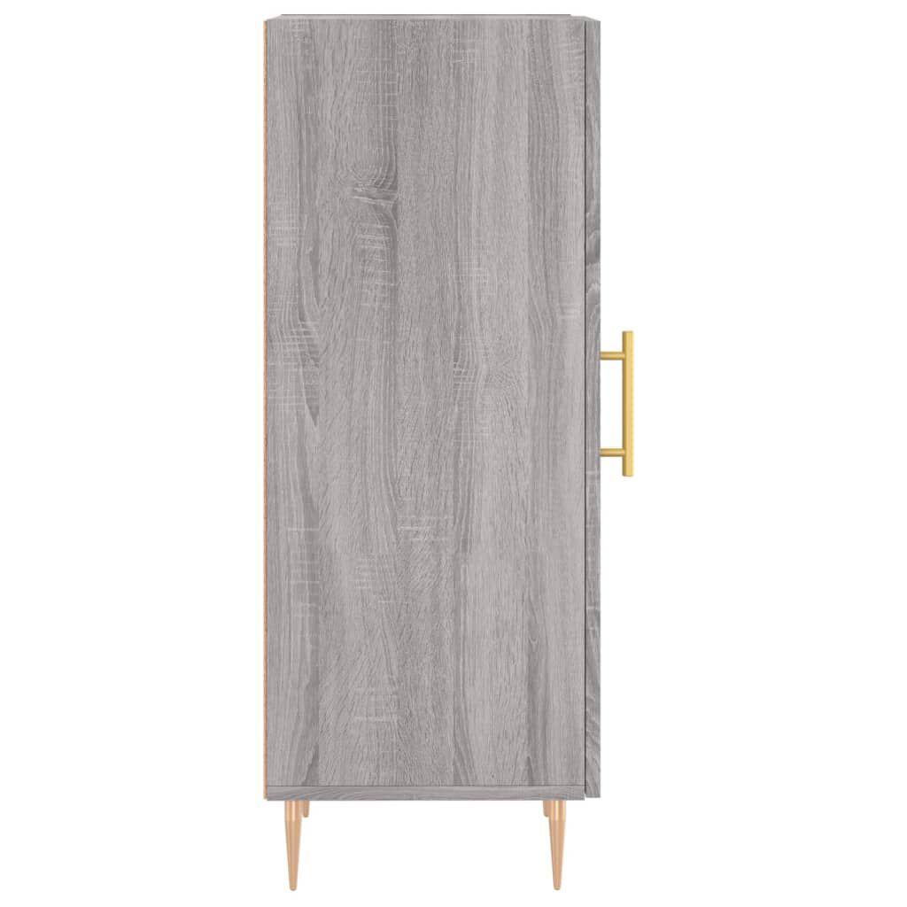 vidaXL Ντουλάπι Γκρι Sonoma 34,5x34x90 εκ. από Επεξεργασμένο Ξύλο