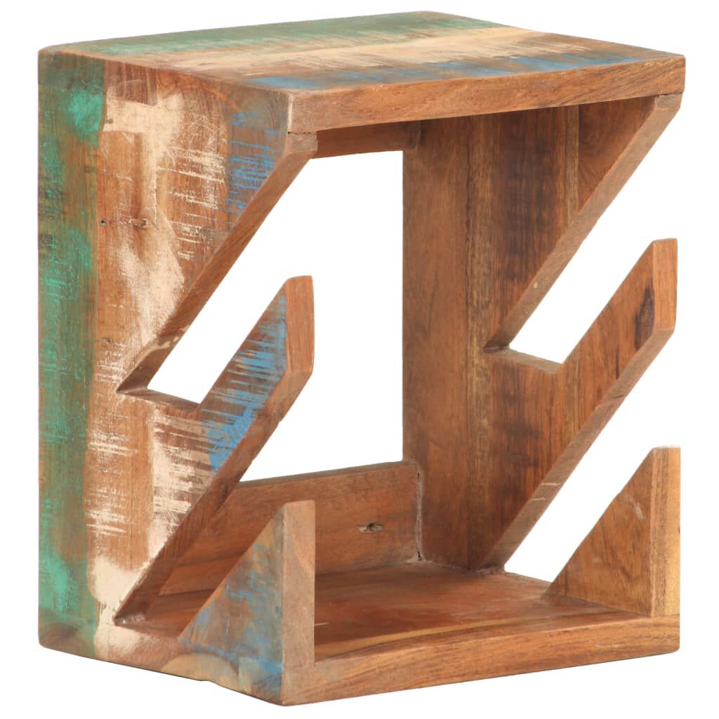 vidaXL Βάση Skateboard Επιτοίχια 25x20x30 εκ. Μασίφ Ανακυκλωμένο Ξύλο