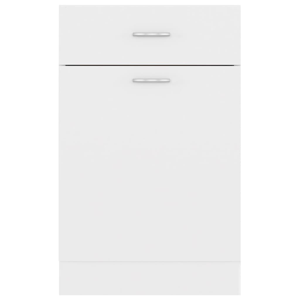 vidaXL Ντουλάπι με Συρτάρι Lyon Λευκό 50x46x81,5 εκ. Επεξ. Ξύλο