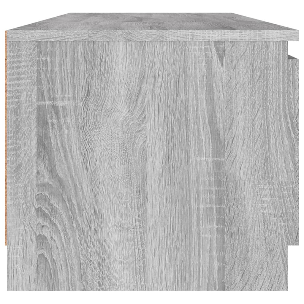 vidaXL Έπιπλο Τηλεόρασης Γκρι Sonoma 140x40x35,5 εκ. από Επεξεργ. Ξύλο