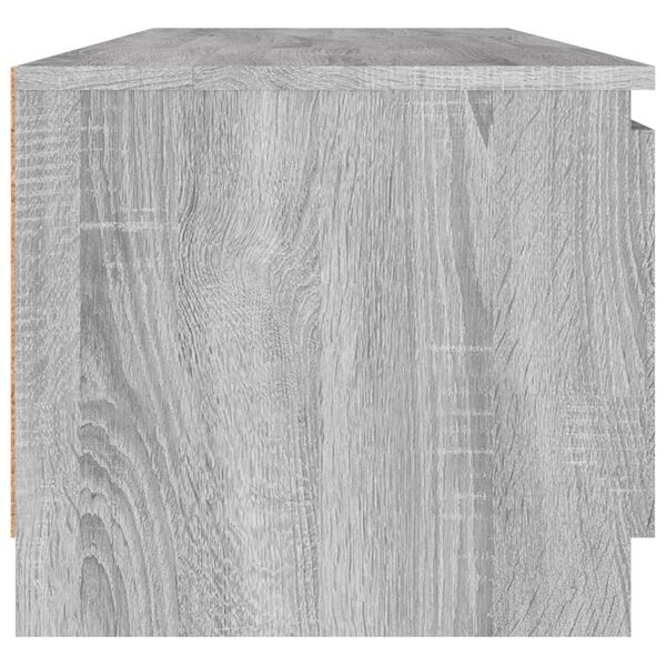 vidaXL Έπιπλο Τηλεόρασης Γκρι Sonoma 140x40x35,5 εκ. από Επεξεργ. Ξύλο