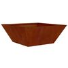 vidaXL &Gamma;&lambda;ά&sigma;&tau;&rho;&alpha; &Kappa;ή&pi;&omicron;&upsilon; 5 pcs &Sigma;&kappa; rusty 40 x 40 x 15 cm