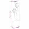 vidaXL Οθόνη Ιδιωτικότητας Κήπου Σκ rusty 50 x 140 εκ