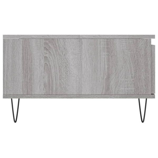 vidaXL Τραπεζάκι Σαλονιού Γκρι Sonoma 90x60x35 εκ. Επεξεργασμένο Ξύλο