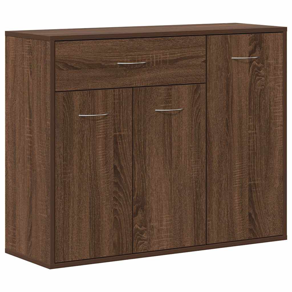 vidaXL Μπουφές Καφέ Δρυς 88 x 30 x 70 εκ. από Επεξεργασμένο Ξύλο