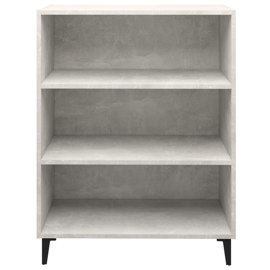 vidaXL Ντουλάπι Γκρι Σκυροδέματος 69,5x32,5x90 εκ. Επεξεργασμένο Ξύλο