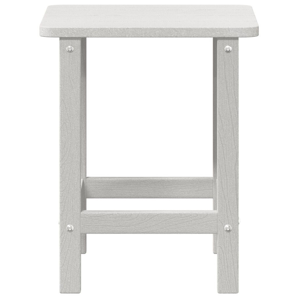 vidaXL Τραπέζι Adirondack Λευκό 38x38x45 εκ. HDPE