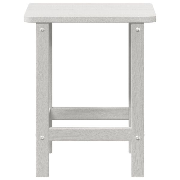 vidaXL Τραπέζι Adirondack Λευκό 38x38x45 εκ. HDPE