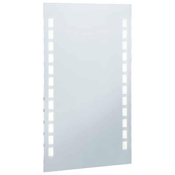 vidaXL Καθρέφτης Μπάνιου Τοίχου με LED 60 x 100 εκ.