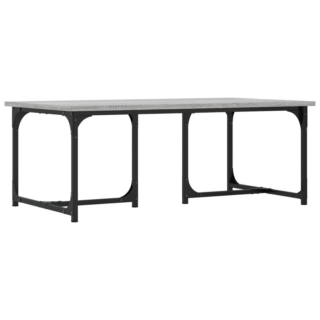 vidaXL Τραπεζάκι Σαλονιού Γκρι Sonoma 90x50x35 εκ. Επεξεργασμένο Ξύλο