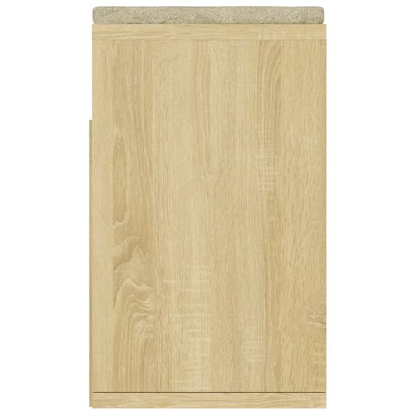 vidaXL Παπουτσοθήκη Sonoma Δρυς 104x30x49εκ Επεξεργασμένο Ξύλο