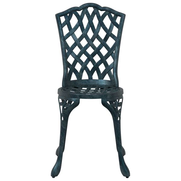 vidaXL Καρέκλα Κήπου 2 pcs Πράσινο 55 x 56.5 x 91εκ Αλουμίνιο