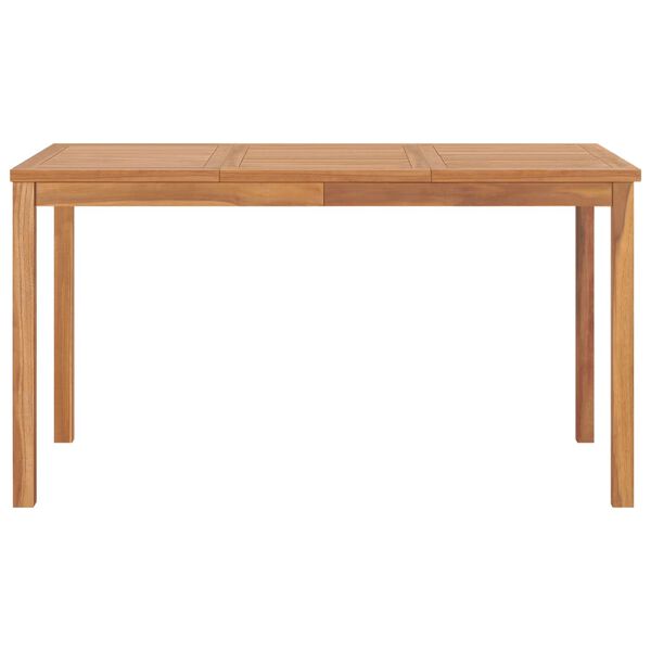vidaXL Τραπεζαρία Κήπου 140 x 80 x 77 εκ. από Μασίφ Ξύλο Teak