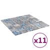 vidaXL &Mu;&omega;&sigma;&alpha;ϊ&kappa;ό &Pi;&lambda;&alpha;&kappa;ά&kappa;&iota; 11 pcs &Gamma;&kappa;&rho;&iota; &kappa;&alpha;&iota; &Mu;&pi;&lambda;&epsilon; 50 x 50 cm &Gamma;&upsilon;&alpha;&lambda;ί
