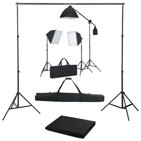 vidaXL &Kappa;&iota;&tau; &Phi;&omega;&tau;&iota;&sigma;&mu;&omicron;ύ &Phi;&omega;&tau;&omicron;&gamma;&rho;&alpha;&phi;&iota;&kappa;&omicron;ύ &Sigma;&tau;&omicron;ύ&nu;&tau;&iota;&omicron; &mu;&epsilon; Softbox &kappa;&alpha;&iota; &Phi;ό&nu;&tau;&omicron;