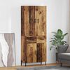 vidaXL Highboard Παλιό Ξύλο 69,5 x 34 x 180 εκ. Επεξεργασμένο ξύλο