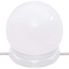 vidaXL Μπουντουάρ με LED Φώτα Καπνιστή Δρυς 96x40x142 εκ.