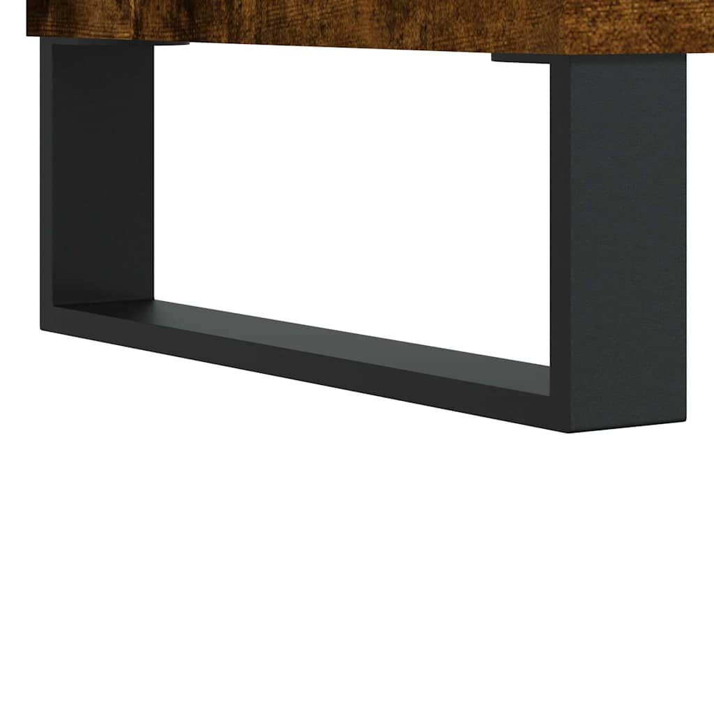 vidaXL Ντουλάπι Μπάνιου Καπνιστή Δρυς 65x33x60 εκ. Επεξεργασμένο Ξύλο