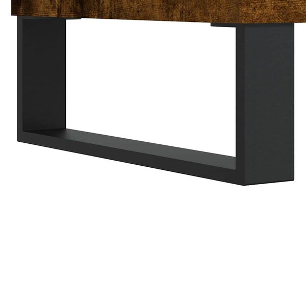 vidaXL Ντουλάπι Μπάνιου Καπνιστή Δρυς 65x33x60 εκ. Επεξεργασμένο Ξύλο