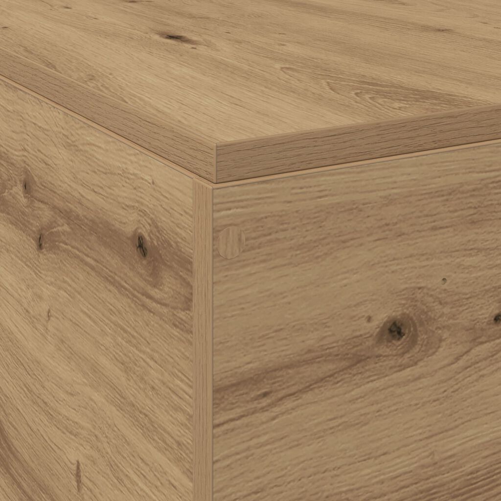 vidaXL Κρεβάτι Αποθήκης Artisan Oak 180x200 εκ.