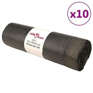 vidaXL &Sigma;&alpha;&kappa;&omicron;ύ&lambda;&epsilon;&sigmaf; &Alpha;&pi;&omicron;&rho;&rho;&iota;&mu;&mu;ά&tau;&omega;&nu; &mu;&epsilon; &Kappa;&omicron;&rho;&delta;ό&nu;&iota;&alpha; 250 &tau;&epsilon;&mu;. &Mu;&alpha;ύ&rho;&epsilon;&sigmaf; 120 &Lambda;.